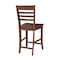 International Concepts Roma Counter Height Stool, 24" Seat Height, Espresso S581-3102 - alternate 2